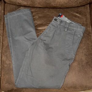 Dockers Gray Chinos Straight Leg Cotton Blend
